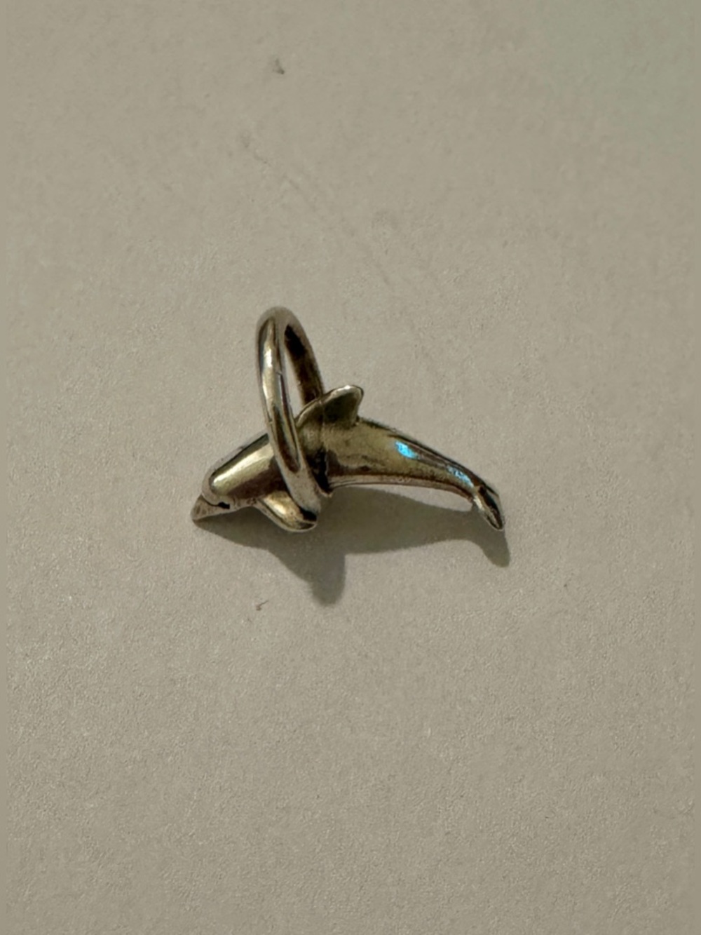 James Avery Silver Dolphin Charm Pendant